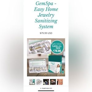 Kathy Ireland Gem Spa Jewelry Cleaning System